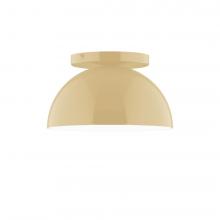 Montclair Light Works FMD431-17-L10 - 8" Axis Mini Dome LED Flush Mount, Ivory