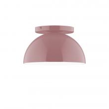 Montclair Light Works FMD431-20-L10 - 8" Axis Mini Dome LED Flush Mount, Mauve