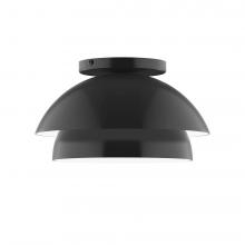 Montclair Light Works FMDX445-41-L10 - 10" Nest LED Flush Mount, Black