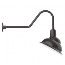 Montclair Light Works GNC122-51 - Emblem 14" gooseneck wall light