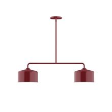 Montclair Light Works MSG419-55 - 2-Light Axis Linear Pendant (8.5" J-Series pack)