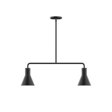 Montclair Light Works MSG436-41-L10 - 2-Light Axis Linear LED Pendant, Black