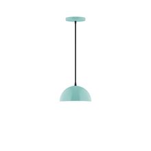 Montclair Light Works PEB431-48-L10 - 8" Axis Mini Dome LED Pendant, Sea Green