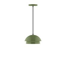 Montclair Light Works PEBX445-22-L10 - 10" Nest LED Pendant, Fern Green