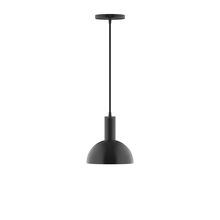 Montclair Light Works PEBX456-41-L10 - 8" Stack Mini Dome LED Pendant, Black