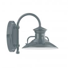 Montclair Light Works SCB140-40-L10 - 8" Homestead shade, wall mount sconce, Slate Gray