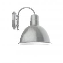 Montclair Light Works SCC116-49-L12 - 12" Deep Bowl shade, wall mount sconce, Painted Galvanized