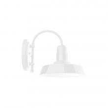 Montclair Light Works SCC181-44-L12 - 10" Warehouse shade, wall mount sconce, White