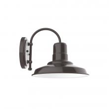 Montclair Light Works SCC182-51 - 12" Warehouse shade, wall mount sconce, Architectural Bronze