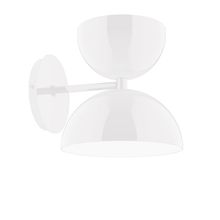 Montclair Light Works SCIX449-44-L10 - 8" Nest LED Wall Sconce, White