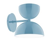 Montclair Light Works SCIX449-54-L10 - 8" Nest LED Wall Sconce, Light Blue