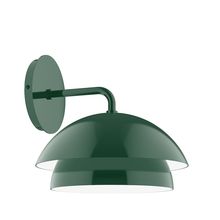 Montclair Light Works SCJX445-42-L10 - 10" Nest LED Wall Sconce, Forest Green