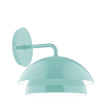 Montclair Light Works SCJX445-48-L10 - 10" Nest LED Wall Sconce, Sea Green