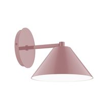 Montclair Light Works SCK421-20-L10 - 8" Axis Mini Cone LED Wall Sconce, Mauve