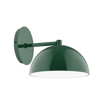 Montclair Light Works SCK431-42-L10 - 8" Axis Mini Dome LED Wall Sconce, Forest Green