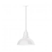 Montclair Light Works STA106-44 - Cafe 12" stem mount pendant