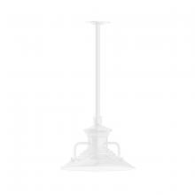 Montclair Light Works STA142-44 - Homestead 12" pendant, stem mount