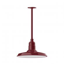 Montclair Light Works STA183-55 - Warehouse 14" pendant, stem mount