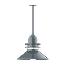 Montclair Light Works STB151-40 - Atomic 18" pendant, stem mount