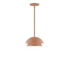 Montclair Light Works STGX445-19-L10 - 10" Nest LED Stem Hung Pendant, Terracotta