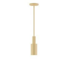 Montclair Light Works STGX450-17-L10 - 3.5" Stack Mini Cylinder LED Stem Hung Pendant, Ivory