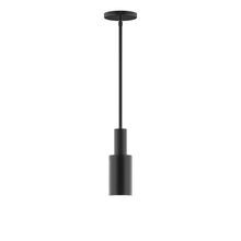 Montclair Light Works STGX450-41-L10 - 3.5" Stack Mini Cylinder LED Stem Hung Pendant, Black