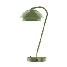 Montclair Light Works TLCX445-22-L10 - 23" Nest LED Table Lamp, Fern Green