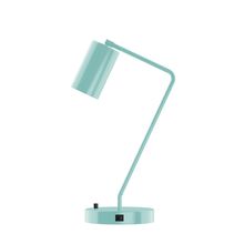 Montclair Light Works TLD425-48-L10 - 21.5" J-Series LED Table Lamp, Sea Green