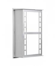  NAPOLI11-SW-BA - Besa Outdoor Napoli 11 Brushed Aluminum Satin White 1x60W B10