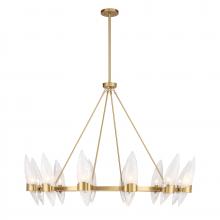 Savoy House 1-5504-12-322 - Nouvel 12-Light Chandelier in Warm Brass