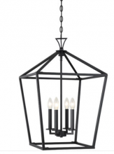 Savoy House 3-421-4-89 - Townsend 4-Light Pendant in Matte Black