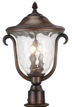 Kalco 9012BB - Santa Barbara Outdoor 3 Light Medium Post Mount Lantern