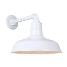 Hi-Lite MFG Co. H-QSN15114-SA-93/QSNB-44-93 - 14" Gooseneck Light Warehouse Shade, QSNB-44 Arm