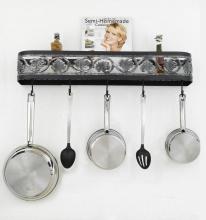 Hi-Lite MFG Co. H-80-24Y-B-BK01/A-COP W/CI - POT RACK COLLECTION