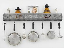 Hi-Lite MFG Co. H-80-46Y-B-BK01/A-COP W/CI - POT RACK COLLECTION