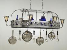 Hi-Lite MFG Co. H-87Y-D-BK01 SS - POT RACK COLLECTION