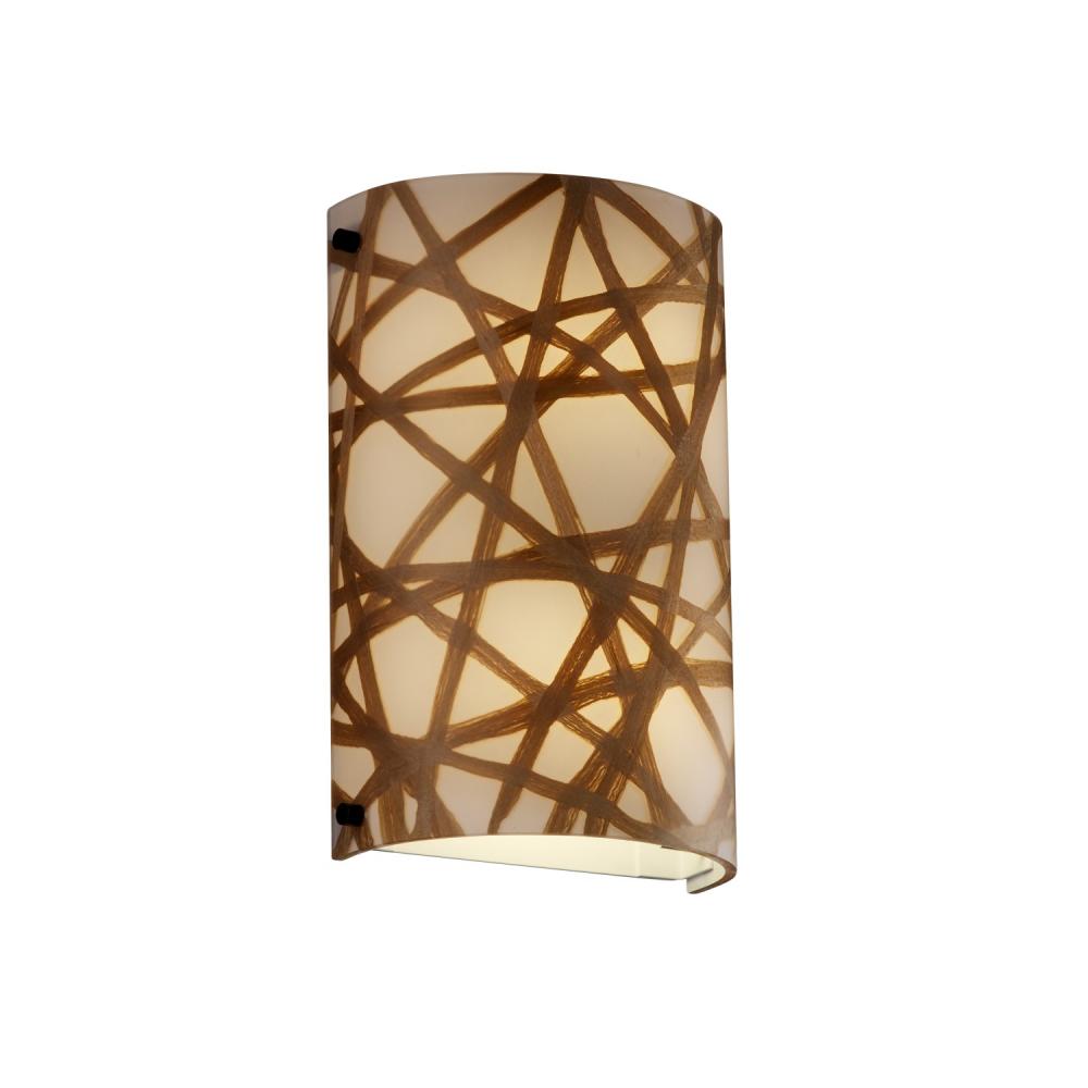 Finials Cylinder Wall Sconce (ADA)