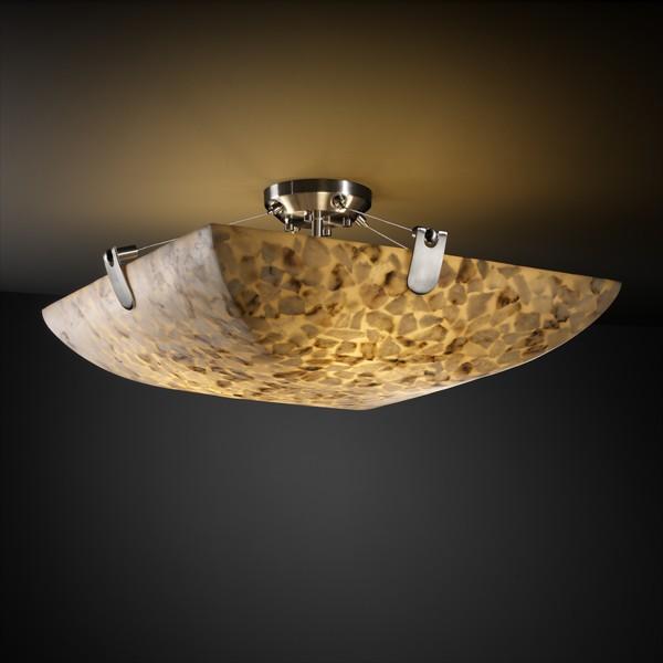 36" Semi-Flush Bowl w/ U-Clips