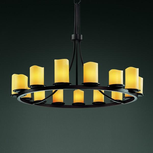 Dakota 15-Light 1-Tier Ring Chandelier