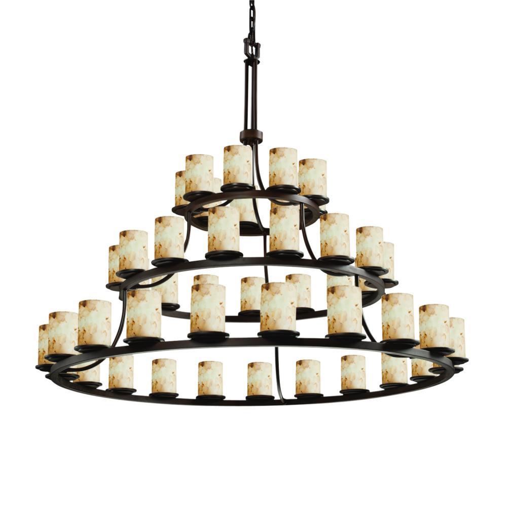 Dakota 45-Light 3-Tier Ring Chandelier