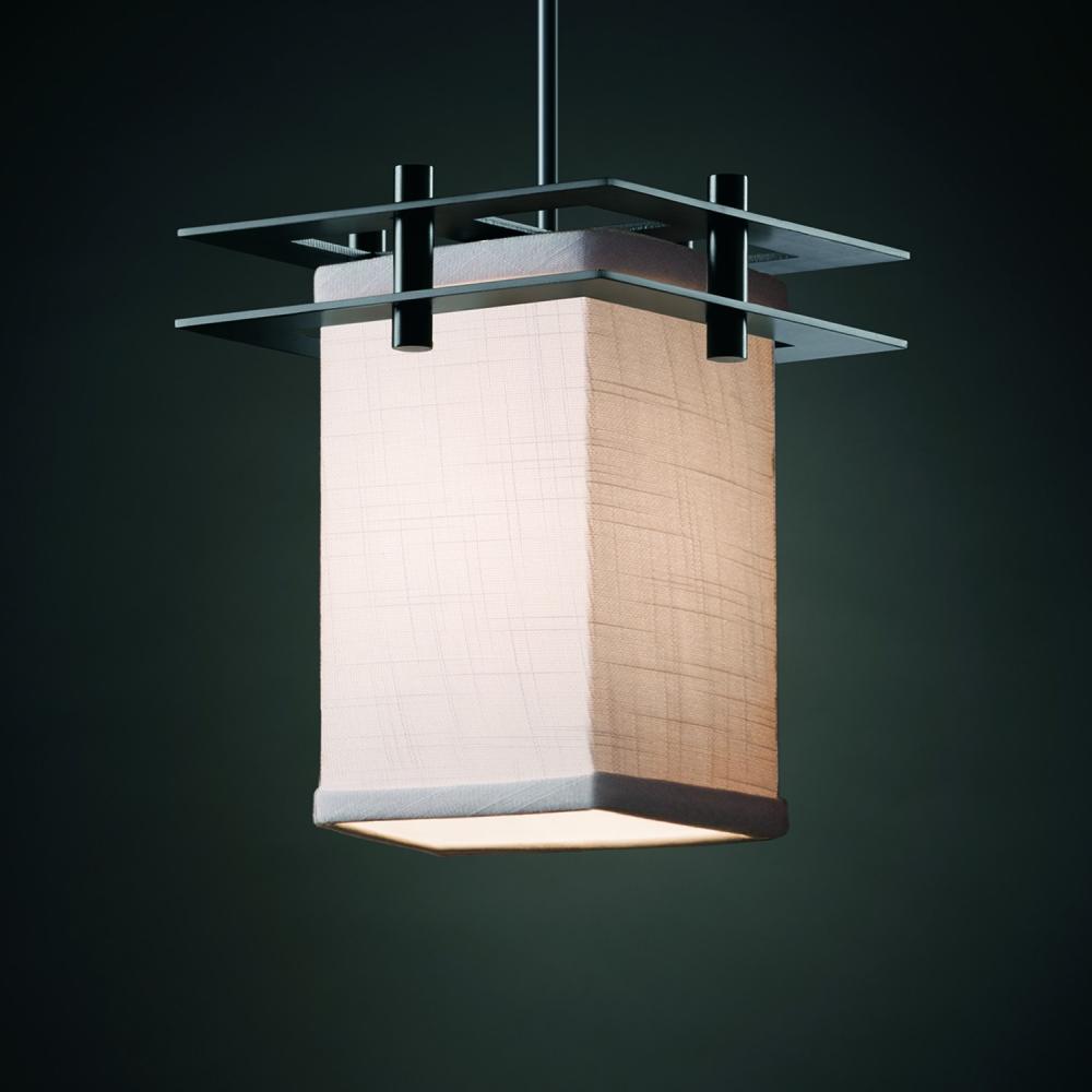 Metropolis 1-Light Small Pendant (2 Flat Bars)