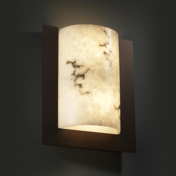 Framed Rectangle 3-Sided Wall Sconce (ADA)