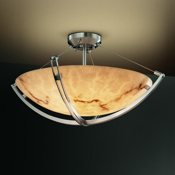 24" Semi-Flush Bowl w/ Crossbar