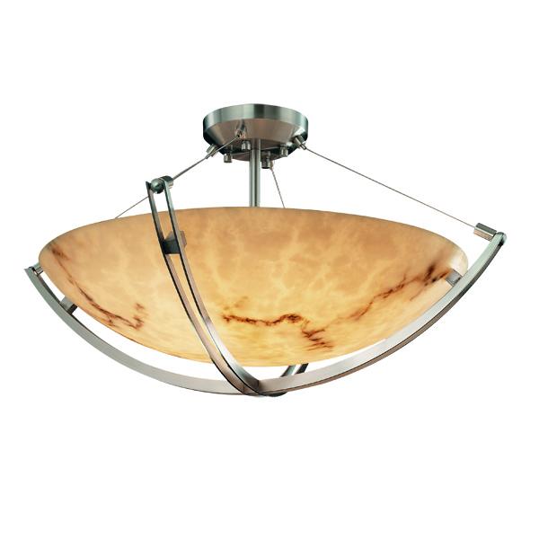 36" Semi-Flush Bowl w/ Crossbar