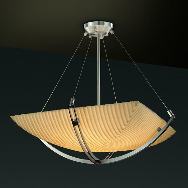 48" Pendant Bowl w/ Crossbar