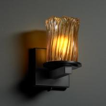 Justice Design Group GLA-8771-16-GLDC-DBRZ - Dakota 1-Light Wall Sconce