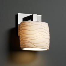 Justice Design Group POR-8931-30-PLET-CROM - Modular 1-Light Wall Sconce (ADA)