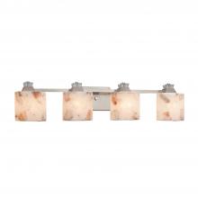 Justice Design Group ALR-8474-30-NCKL - Ardent 4-Light Bath Bar