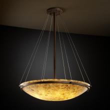 Justice Design Group ALR-9697-35-DBRZ-LED-6000 - 48" Round Pendant Bowl w/ Ring