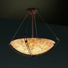 Justice Design Group ALR-9727-25-DBRZ-LED-6000 - 48" Pendant Bowl w/ Crossbar